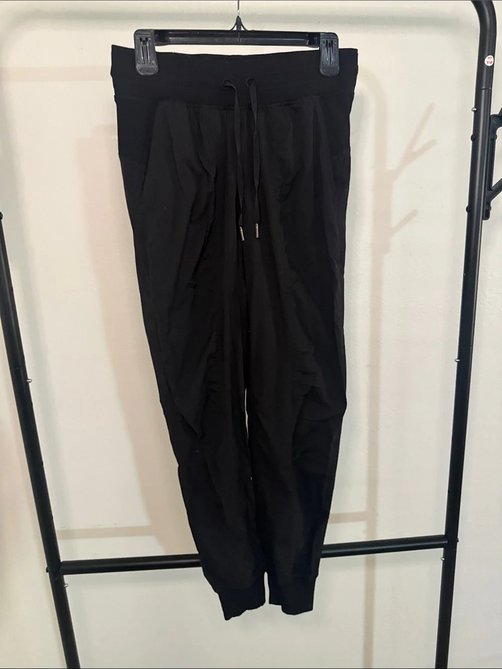 lululemon athletica Black Drawstring Slim Joggers